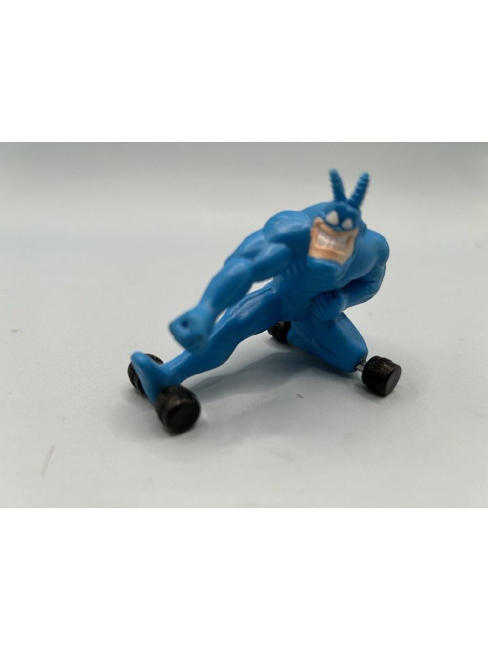 1985 Vintage The Tick Cartoon Skating Rolling Figure 2”Tall Taco Bell